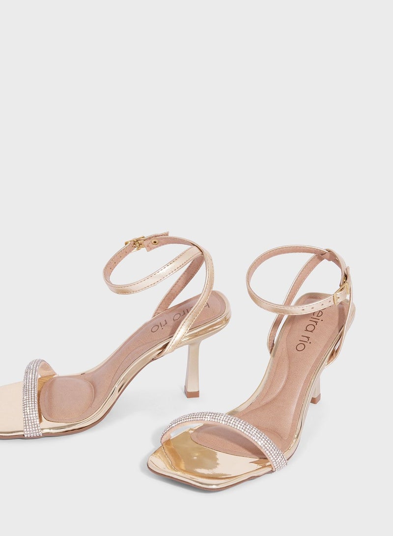 Arianna Ankle Strap High Heel Sandals