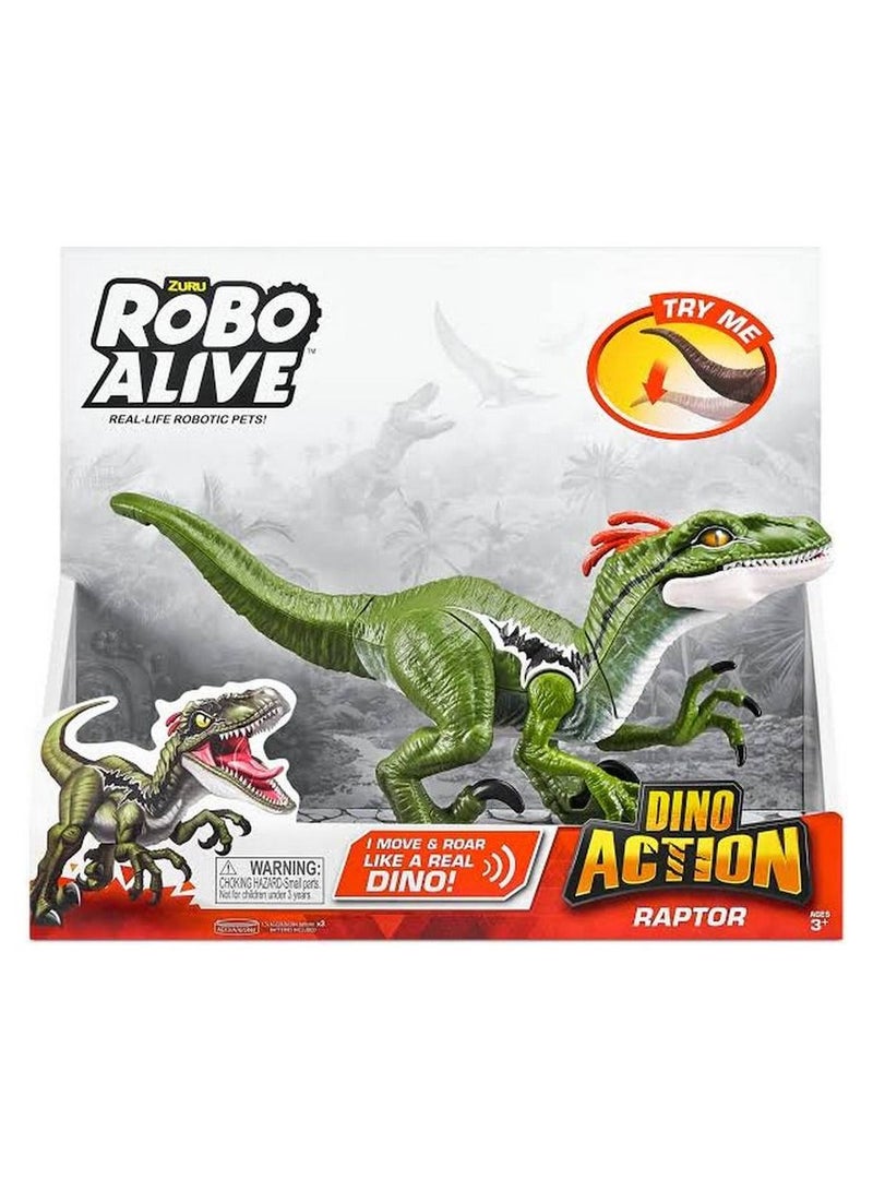 Robo Alive Dino Action Raptor Robotic Pet