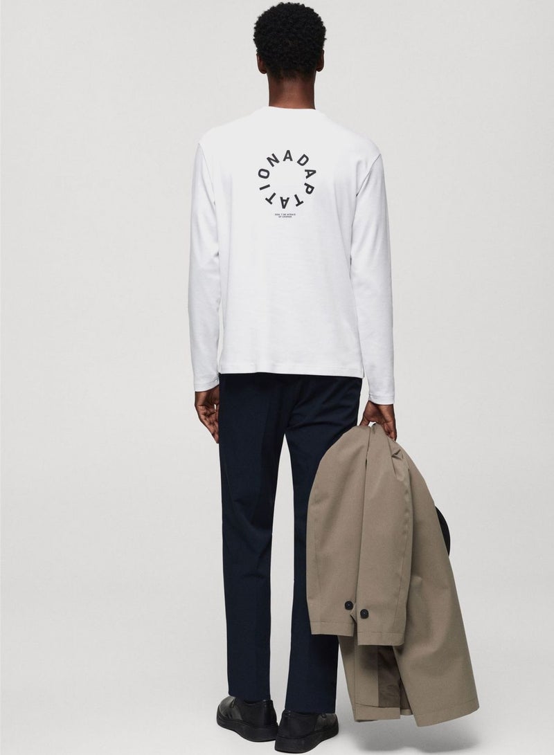 Printed Crew Neck T-Shirt