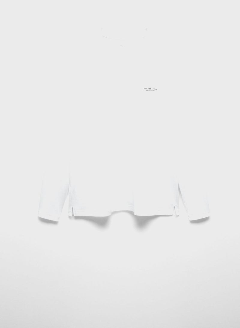 Printed Crew Neck T-Shirt