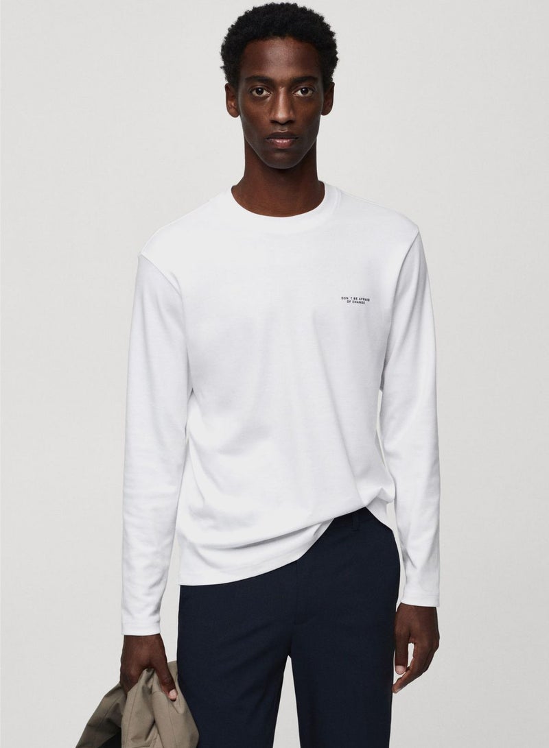 Printed Crew Neck T-Shirt