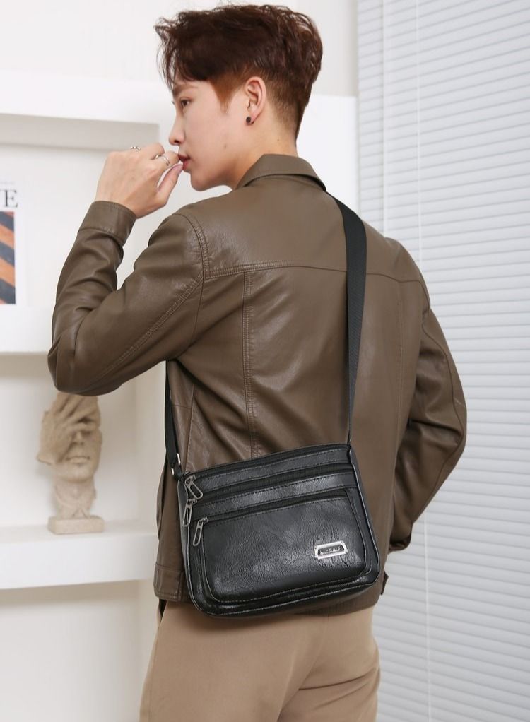 New men's waterproof crossbody bag