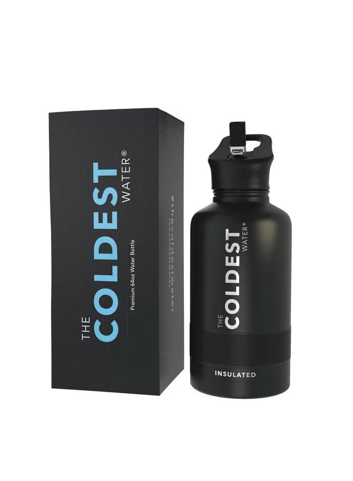 COLDEST SPORTS BOTTLE TACTICAL BLACK 64 OZ