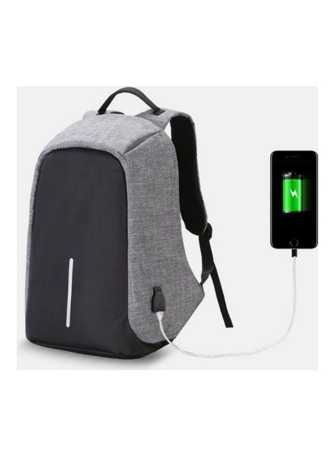 Anti-Theft And Water Backpack With USB Charger Port