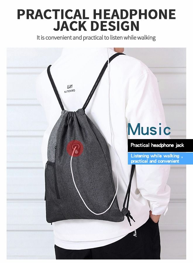 Waterproof Drawstring Gym Backpack Bag Sport Gym Sack Mini Travel Daypack Drawstring Backpack Outdoor Sports Bag