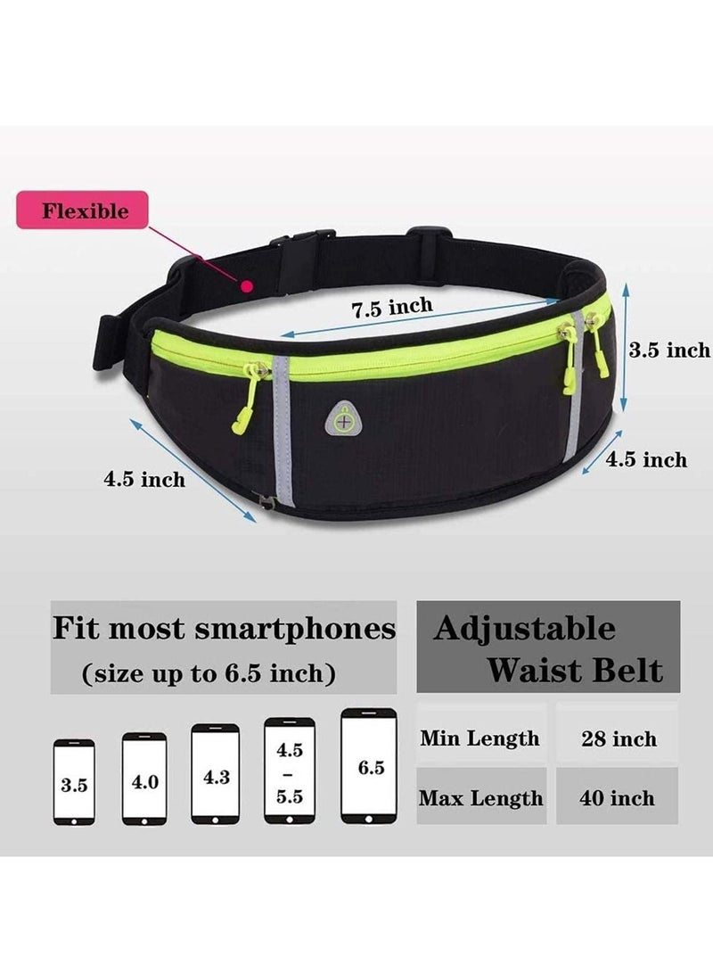 Waist Bag for Running Lightweight Belt Adjustable Pack with Elastic Strap Pouch Phone Holder Accessories iPhone