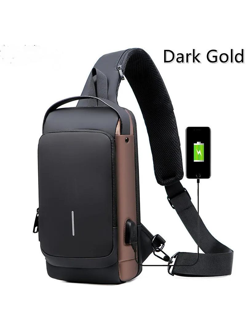 Anti Theft USB Charging Crossbody Strap Bag