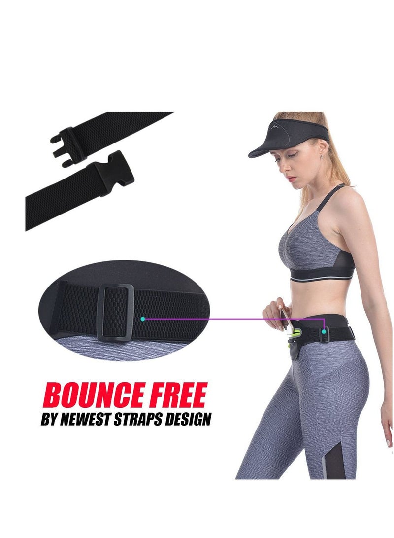 Slim Running Belt for Women Men, Waist Pack Phone Holder, Jogging Workout f anny Runners Pouch Gear Accessories iPhone 12 11 Pro Max XS XR 8 7 Plus Traveling Gift Style 1