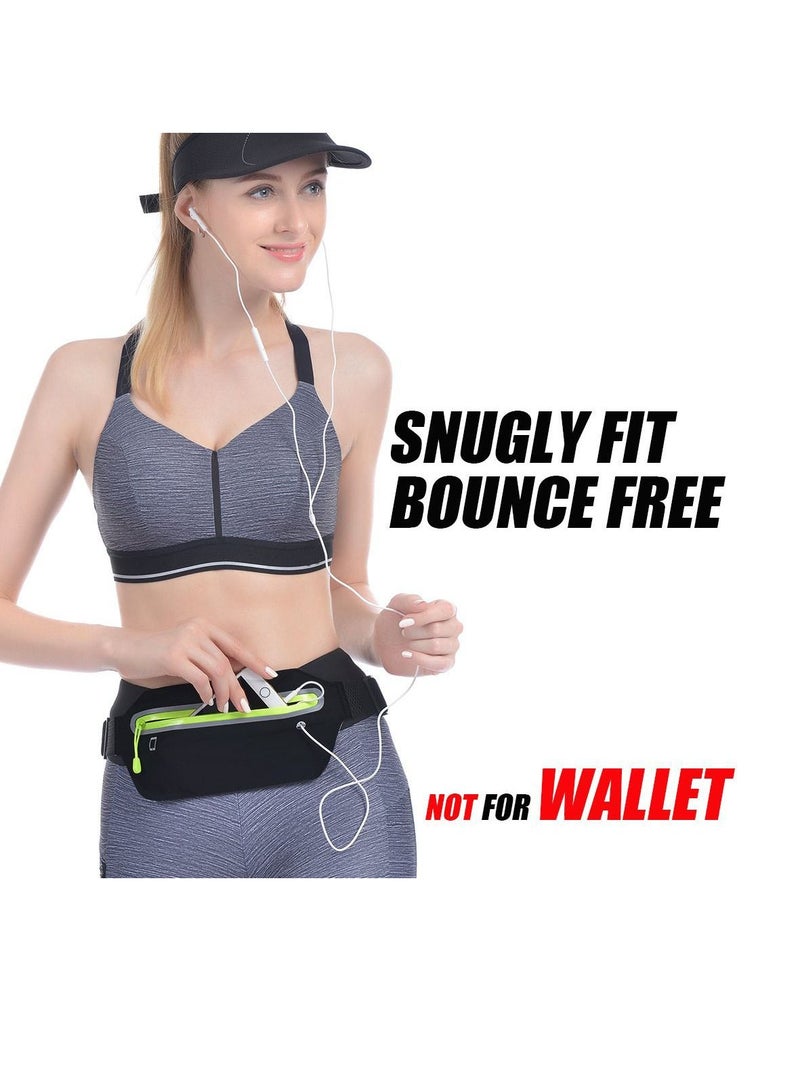 Slim Running Belt for Women Men, Waist Pack Phone Holder, Jogging Workout f anny Runners Pouch Gear Accessories iPhone 12 11 Pro Max XS XR 8 7 Plus Traveling Gift Style 1