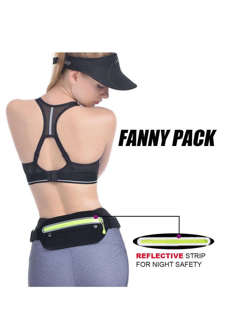 Slim Running Belt for Women Men, Waist Pack Phone Holder, Jogging Workout f anny Runners Pouch Gear Accessories iPhone 12 11 Pro Max XS XR 8 7 Plus Traveling Gift Style 1