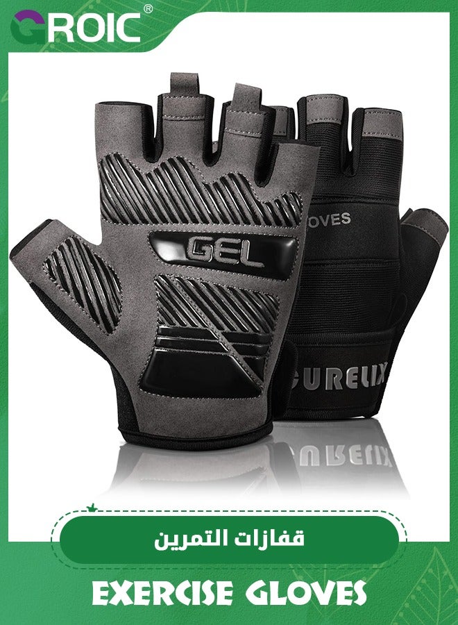 Workout Gloves for Men & Women Weight Lifting Gloves with Wrist Wraps Support for Gym Training, Fitness, Hanging, Pull ups. Ultra Ventilated, Full Palm Protection