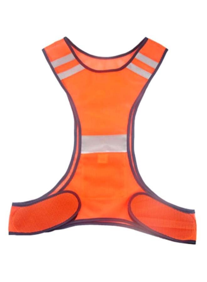 Adjustable Safety Strip Running Reflective Vest 56cm