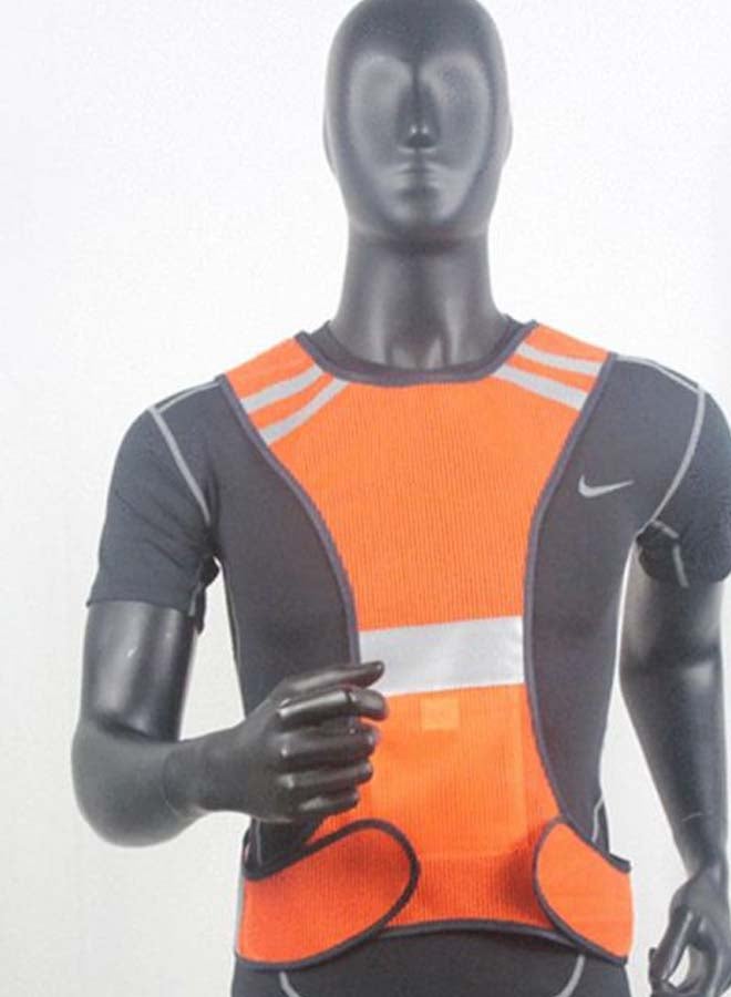 Adjustable Safety Strip Running Reflective Vest 56cm