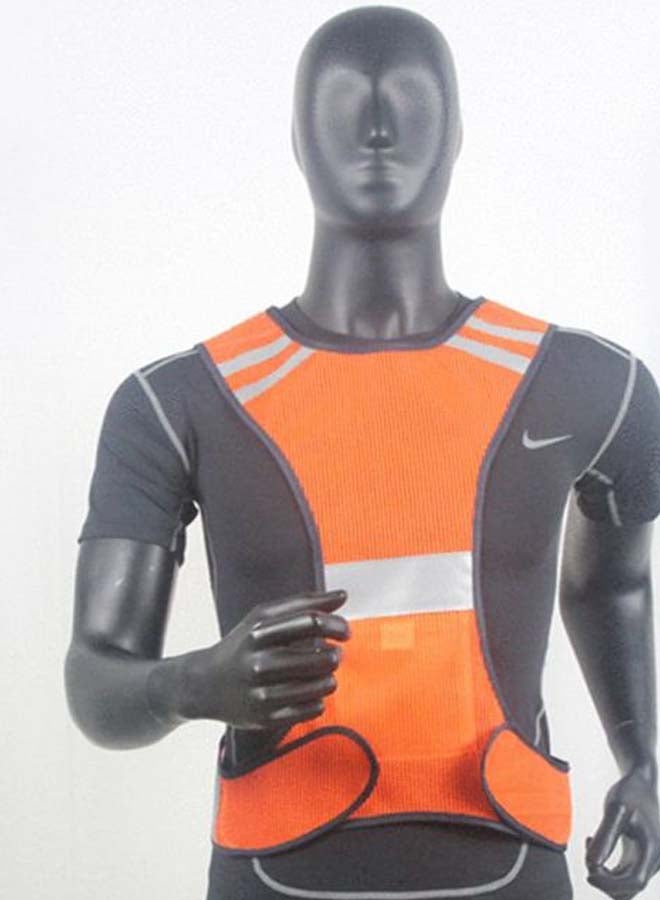 Adjustable Safety Strip Running Reflective Vest 56cm