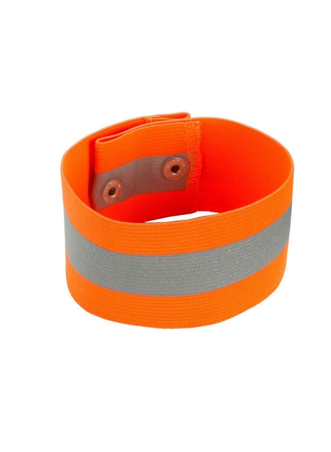 Glowear 8001 High Visibility Reflective Arm;Leg Band Snap Closure, Orange, Large;Xlarge