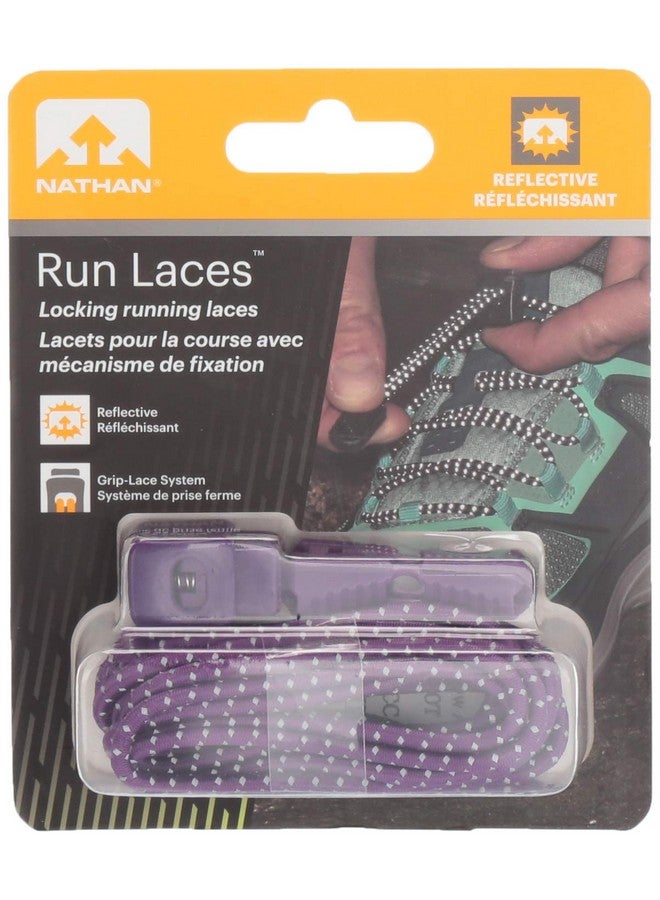 1171 Run Laces Reflective, Purple, Purple Magic