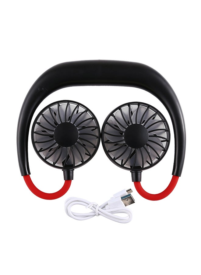 Portable USB Neckband Fan 21x3.80x17.50cm