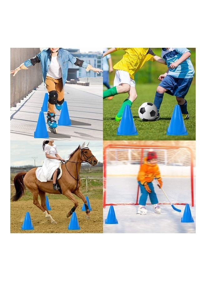 24-Piece Sport Training Traffic Cone 23 x 13.5cm