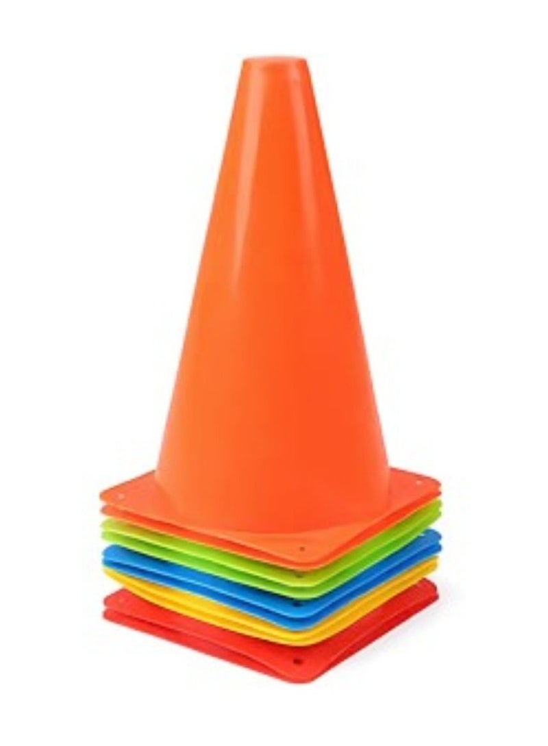 HM SPORTS Traffic Cones for Sports Training | 15 Pcs