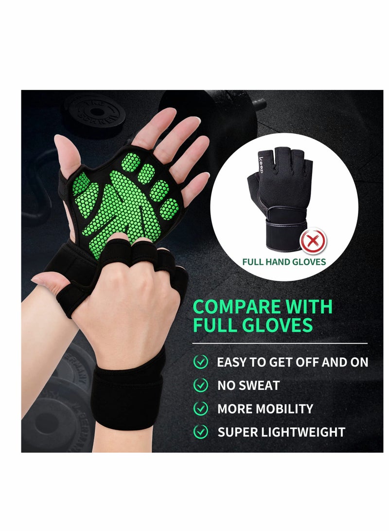 Workout Gloves for Men Latest,  Ventilated Fitness Gloves, Built-in Wrist Support, Used to Exercise Weightliftin of Man&Woman, Mashable, No Calluses,Cross Training