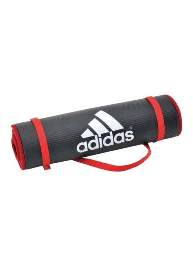 Training Exercise Mat With Carrier Black/Red 61 x 183cm