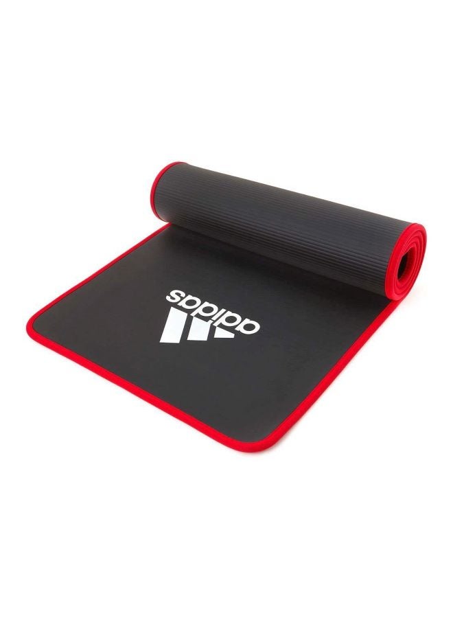 Training Exercise Mat With Carrier Black/Red 61 x 183cm