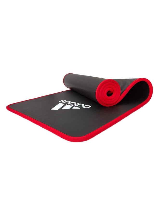 Training Exercise Mat With Carrier Black/Red 61 x 183cm