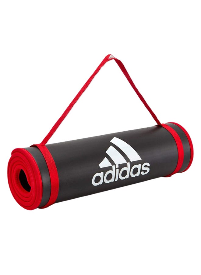 Training Exercise Mat With Carrier Black/Red 61 x 183cm