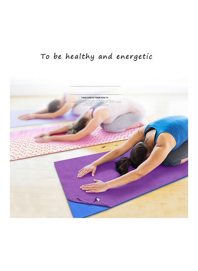 Non Slip Yoga Mat Cover Towel Blanket Gym Sport Fitness Exercise Pad Cushion 20 x 10 x 20cm