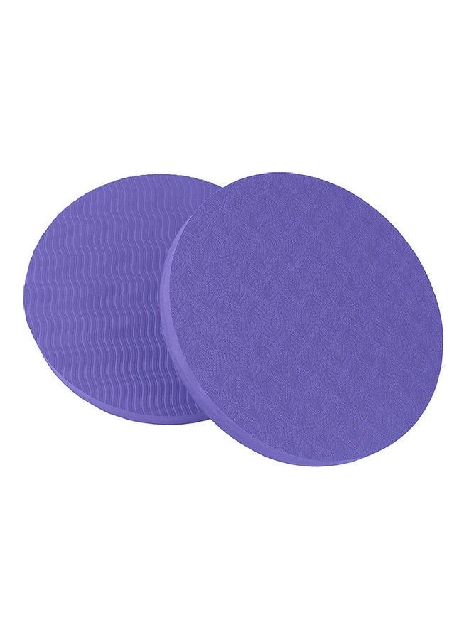 2Pcs Round Elbow Knee Pad Yoga Mat Fitness Plank Gym TPE Disc Protective Cushion 20*10*20cm