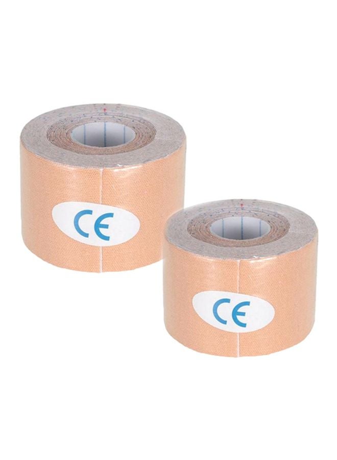 2-Piece Waterproof Adhesive Muscles Bandage Kinesiology Tape