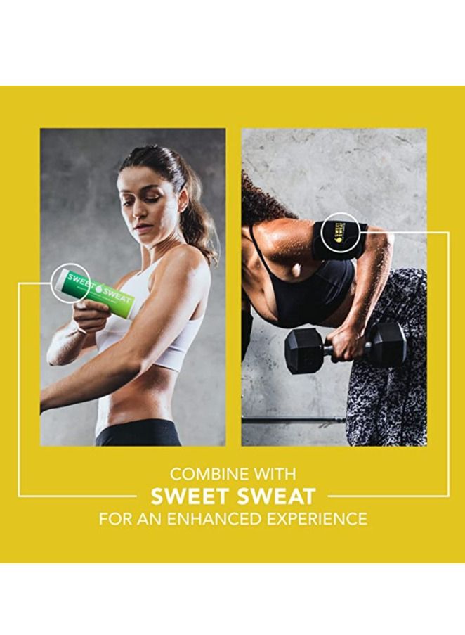 Sweet Sweat Arm Trimmers for Men & Women Yellow Medium