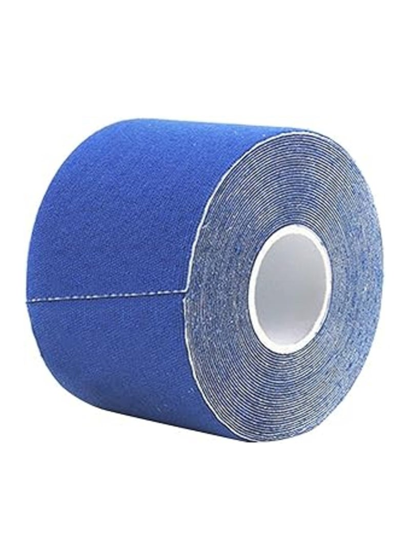 Herbests Kinesiology Tape, 5 cm x 5 m, Waterproof & Elastic for Sports, Extra Strong Physio Tape Therapy Tape Sports Tape Provides Support for Joints and Muscles, Dark Blue