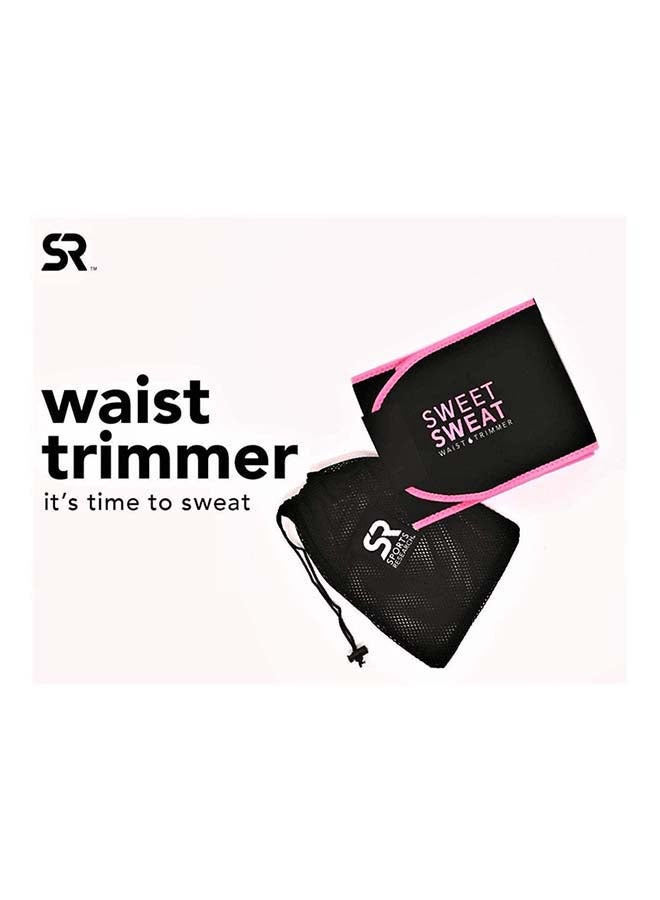 Sweet Sweat Waist Trimmer Black/Pink L