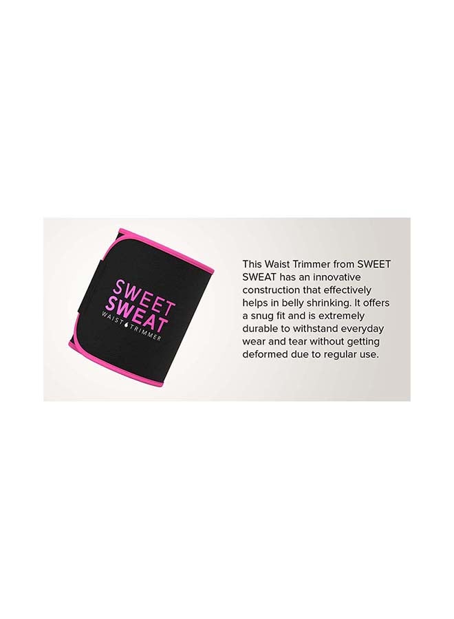 Sweet Sweat Waist Trimmer Black/Pink L