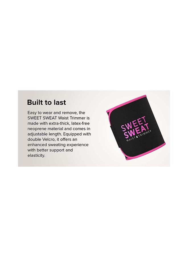 Sweet Sweat Waist Trimmer Black/Pink L