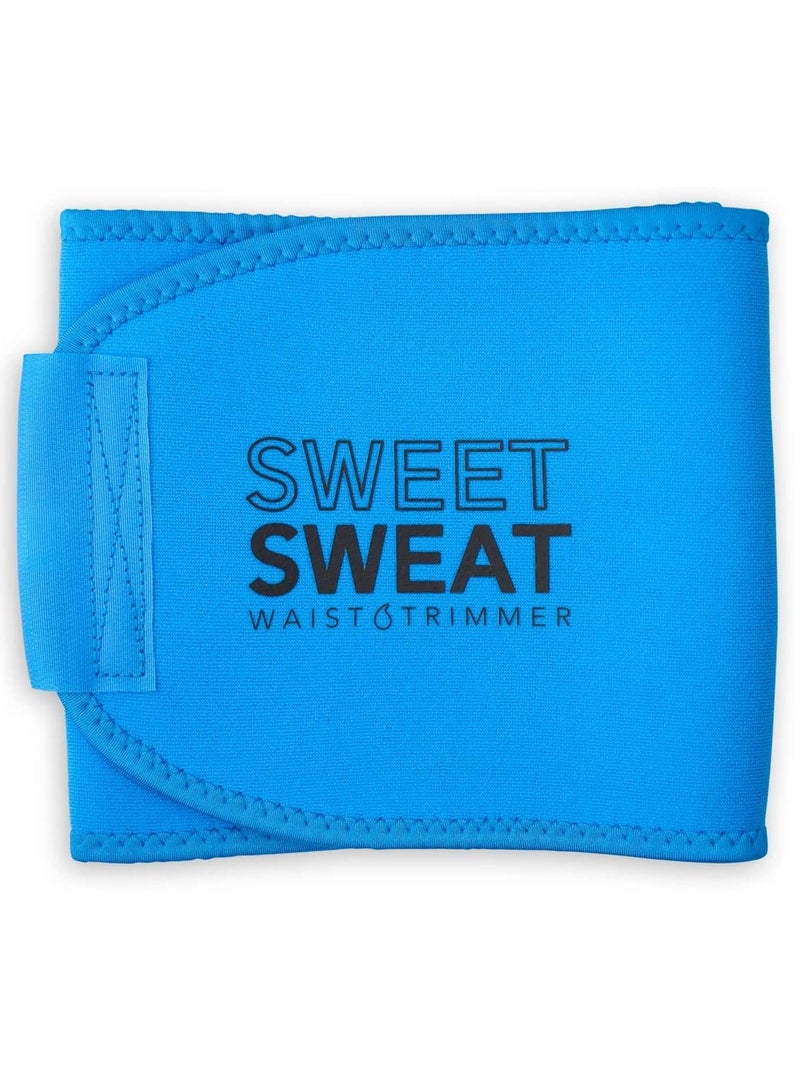 Sweet Sweat Waist Trimmer Belt Neon Blue Medium