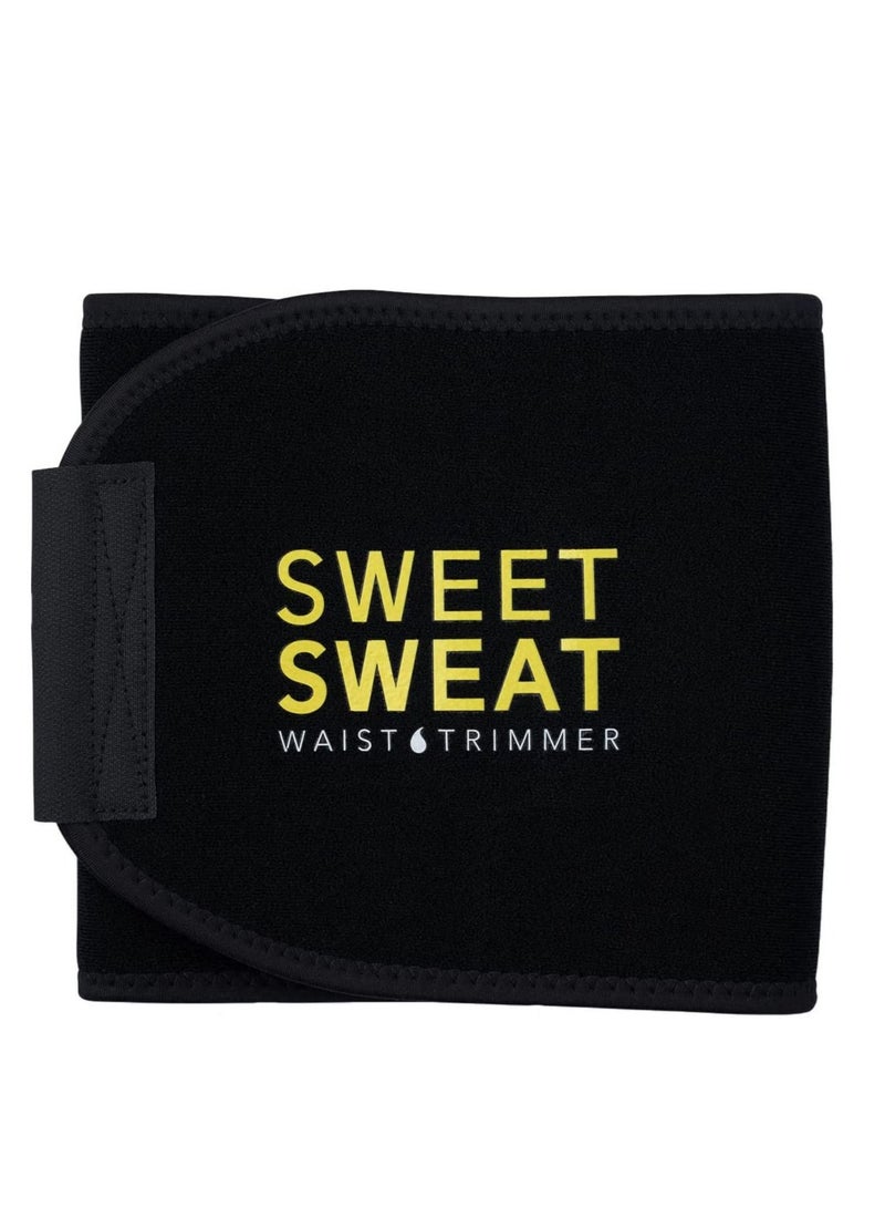 Sports Research Sweet Sweat Premium Waist Trimmer, Large, Yellow