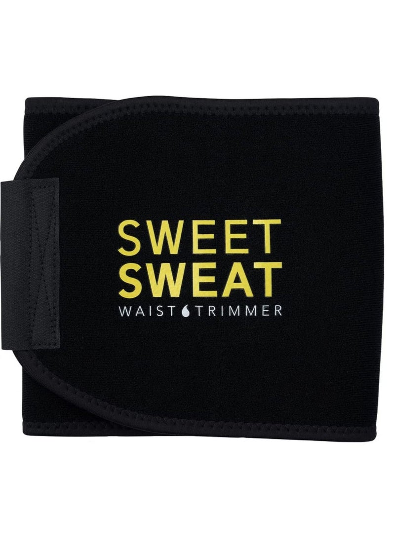 Sports Research Sweet Sweat Premium Waist Trimmer, Small, Yellow