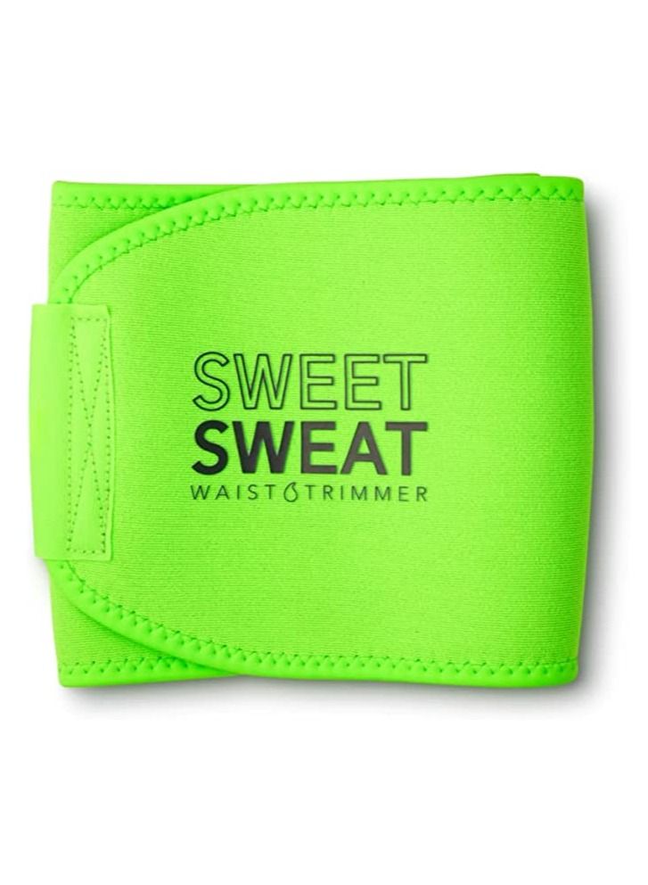 Sweet Sweat Waist Trimmer Belt Neon Green Medium