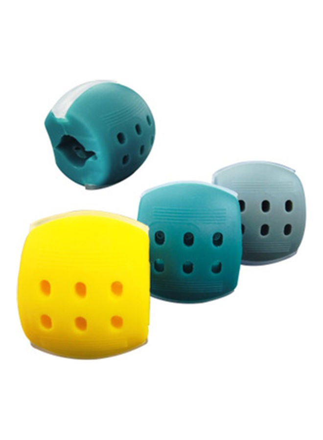 Food-grade Silicon Jaw Exerciser Device Facial Chew Muscle Training Fitness Ball 4.6x3.9x3.7cm
