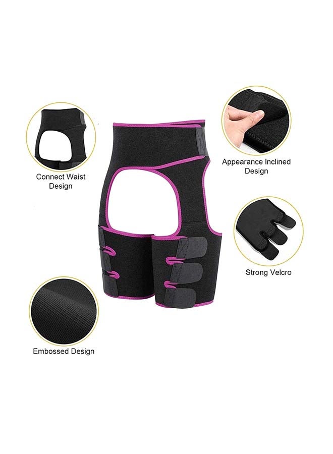 Leg Slimming/Waist Trimmer/Thigh Trimmer High Waist Neoprene Shapewear With Slimming Belt M