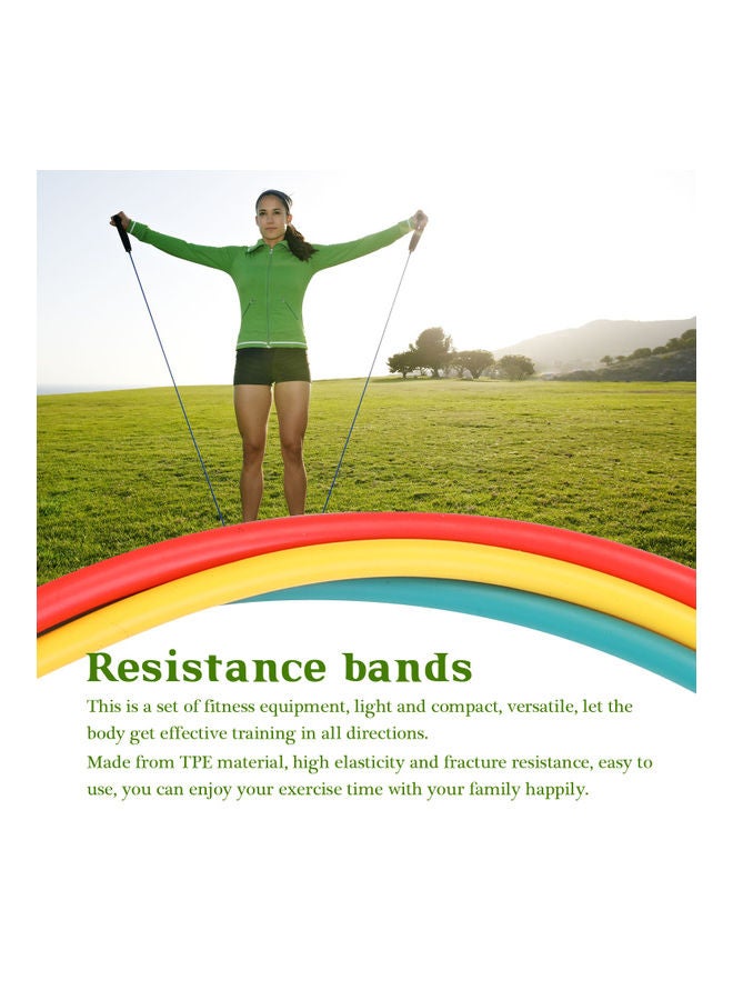 Fitness Puller Multi-functional Muscle Strength Yoga Training Rope Resistance Belt 22.0x19.0x6.0cm