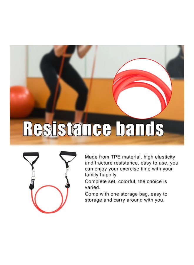 Fitness Puller Multi-functional Muscle Strength Yoga Training Rope Resistance Belt 22.0x19.0x6.0cm