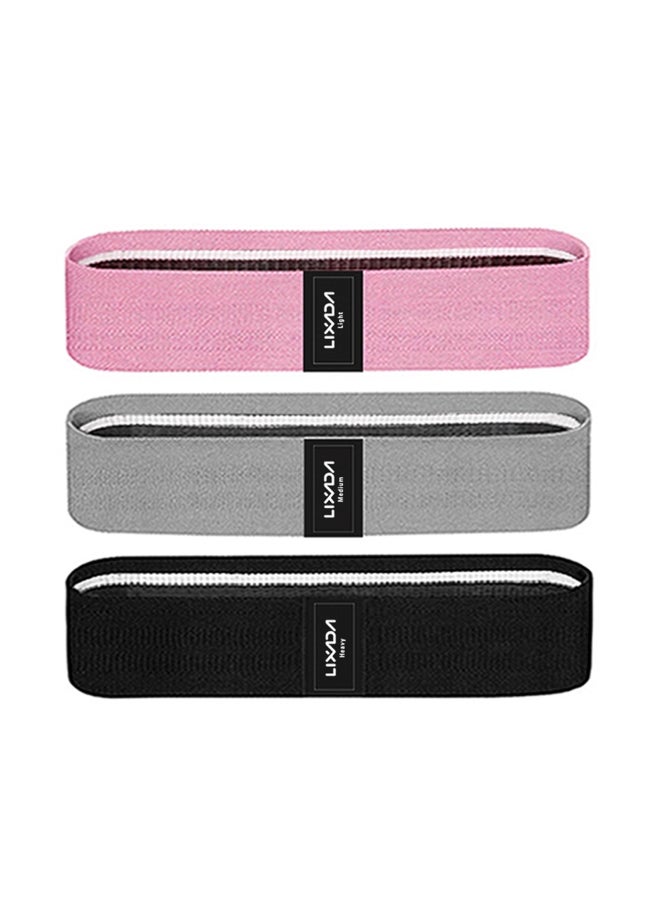 3-Piece Sports Yoga Resistance Loop Bands Set