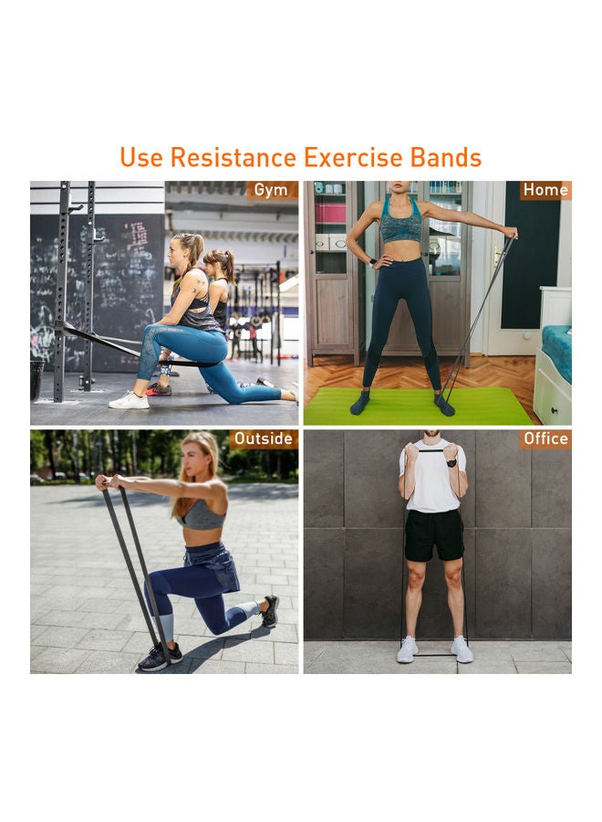 4-Pack Pull Up Resistance Loop Bands Set 25.00x13.00x25.00cm