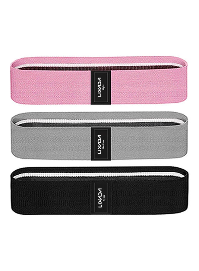 3-Piece Sports Yoga Resistance Loop Bands Set