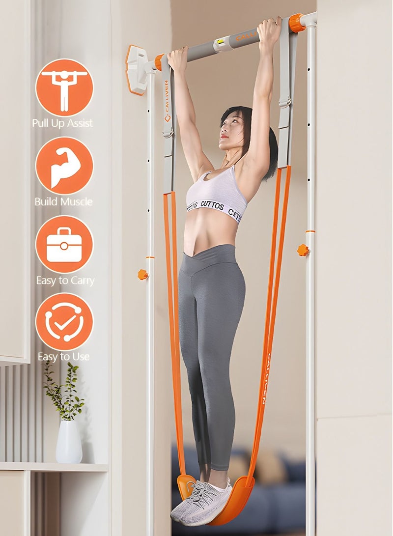 Pull Up Assistance Bands,Assist Band System Adjustable Anti Snap Chin Up Assistance Elastic Resistance Band,Heavy Duty Resistance Band,Exercise Band for Chin-up Workout, Body Stretching