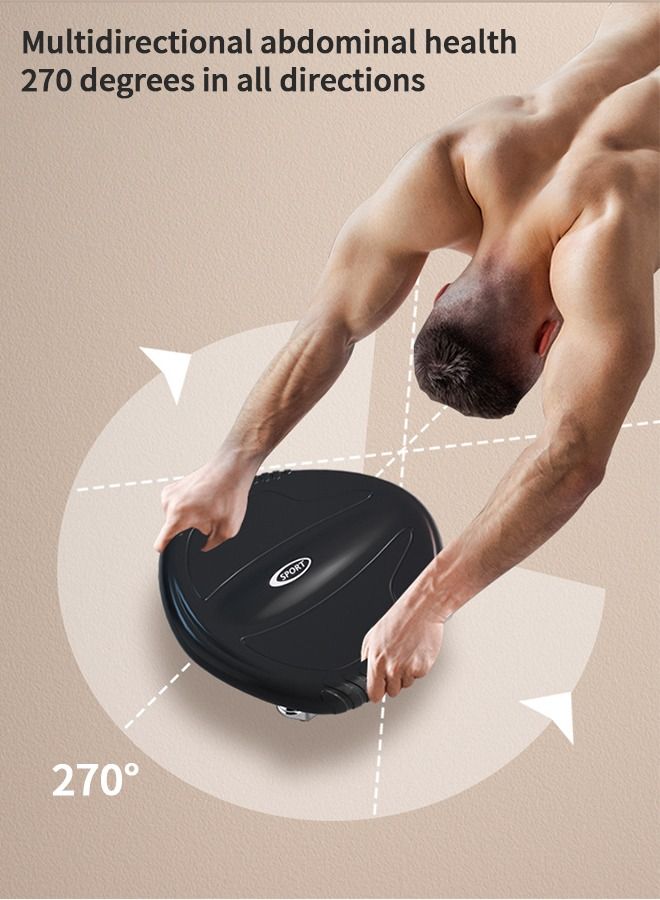 Ab Roller Wheel with Knee Mat, Ab Wheel Roller Core Workout Equipment, Multiple Training Methods, Exercise Roller Wheel, Home Gym Accessories