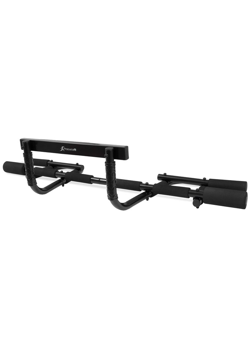 H PRO Total Upper Body Workout Bar| Iron Gym Extreme| Portable & Easy Storage Multi-Use Doorway Chin-Up/Pull-Up Bar| Push-up Sit-up Pull-up Dip Iron door Gym| Arm Pull Up Horizontal Bar For Home Gym